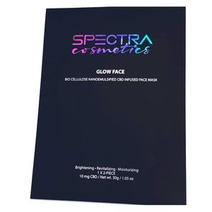 Glow Face Kbeauty x CBD oil 2-piece Sheet Mask